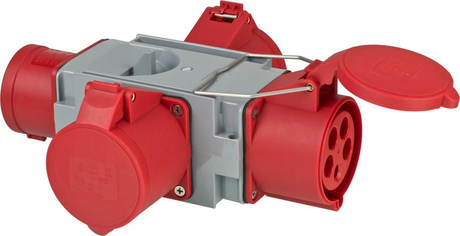 Image BRENNENSTUHL Kreuzverteiler CEE400V/32A 3fach Steckdosen CEE