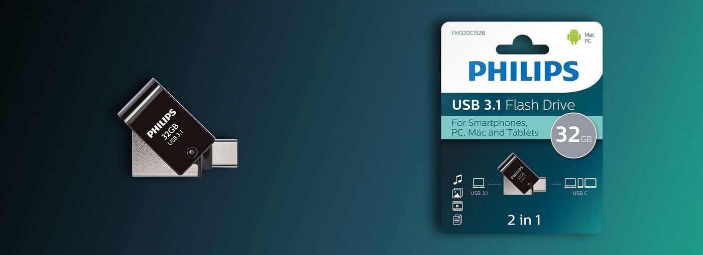 Image PHILIPS Fm32Dc152B/00 Usb Flash Drive