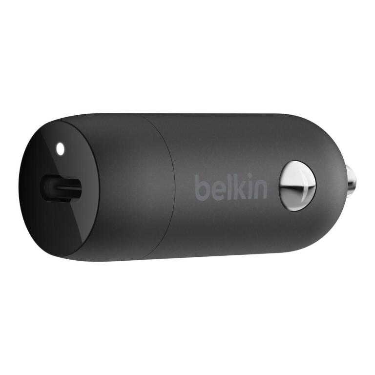 Image BELKIN BoostCharge - Car power supply - 30 Watt - 3 A - Fast Charge 24 pin USB-C