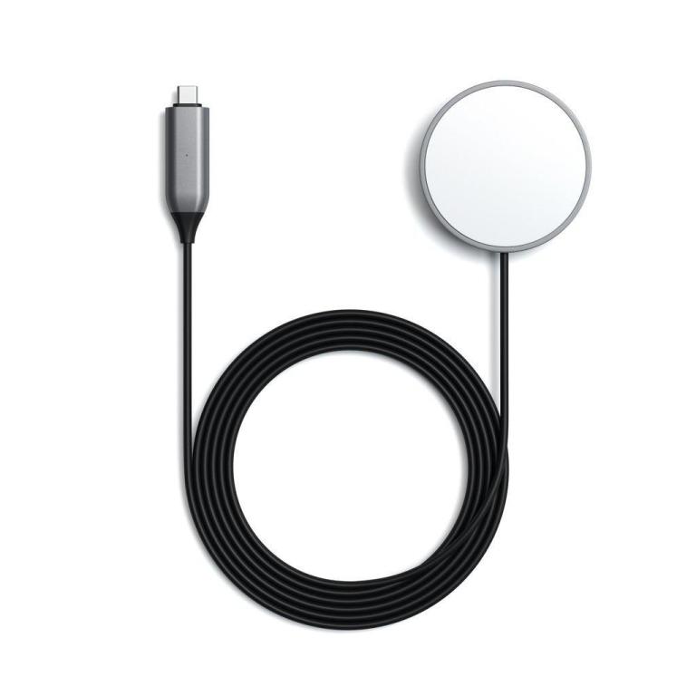 Image SATECHI ST-UCQIMCM Ladegerät für Mobilgeräte Handy Grau - Weiß USB Kabelloses A