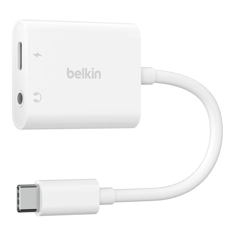 Image BELKIN ADAPTER 3.5MM AUDIO + USB-C CHARGE ADAPTER