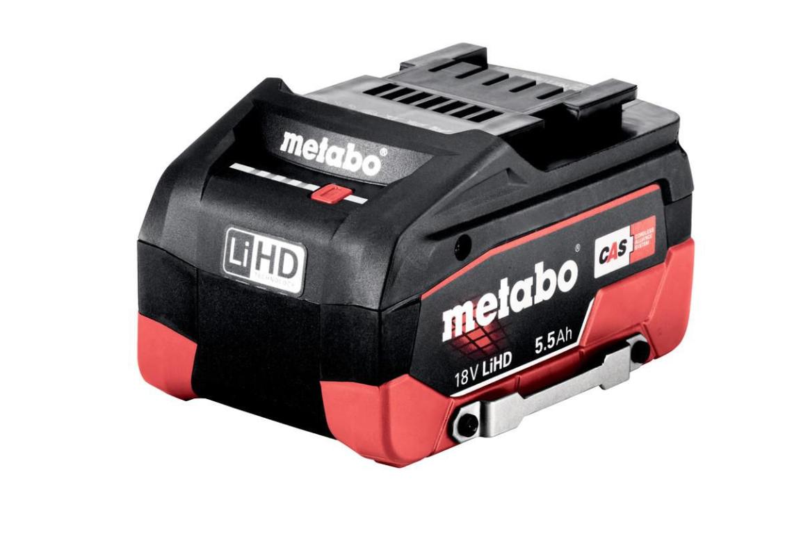 Image METABO DS LIHD 624990000 Werkzeug-Akku 18 V 5.5 Ah Li-Ion