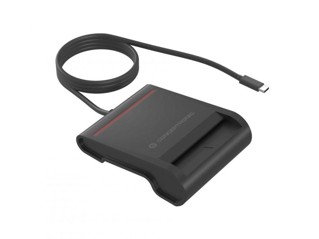 Image CONCEPTRONIC Smart ID Card Reader USB-C SCR01BC schwarz