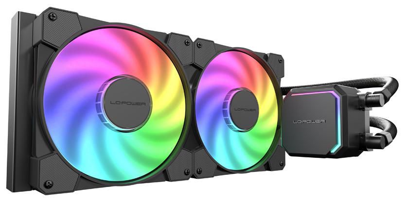 Image LC-POWER Cooler LC-CC-280-B-ARGB All-in-One-Flüssigkeitskühler