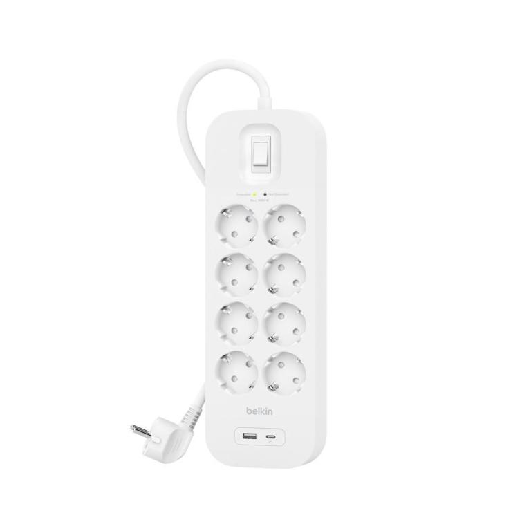 Image BELKIN Steckdosenleiste 8-Fach, 18W 2m Kabel