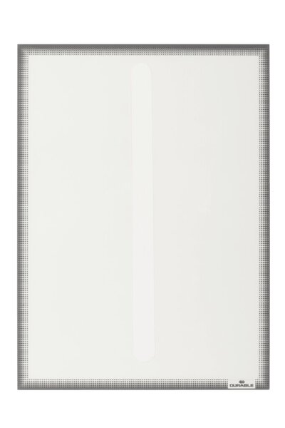 Image Info-Tasche, A4, statisch haftend, anthrazit, für alle glatten Flächen,