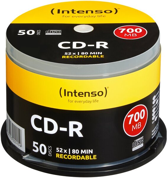 Image Intenso CD-R 80min/700MB, 50er Pack