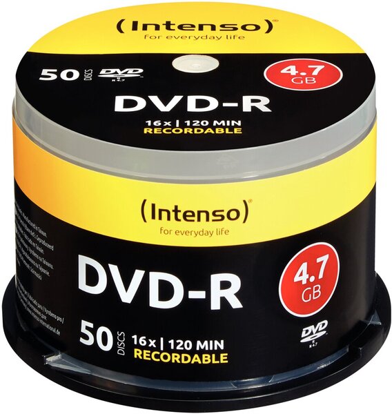 Image Intenso DVD-R 4.7GB, 50er Pack