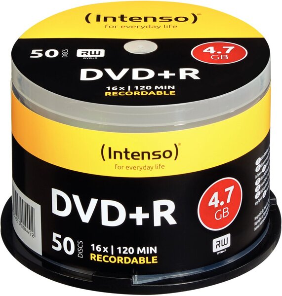 Image Intenso DVD+R 4.7GB, 50er Pack