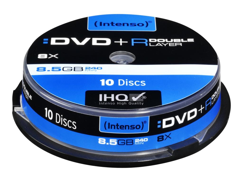 Image Intenso DVD+R 8.5GB DL 8x, 10er Pack