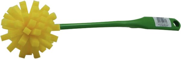 Image Isolierkannenbürste, Kunststoffkörper 29 cm, Schaumstoffkopf, Farben grün