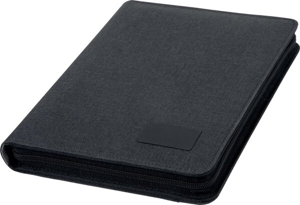 Image Reißverschlussmappe ALASSIO, DIN A5, recyceltes PET, anthrazit