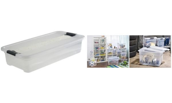Image KEEEPER Aufbewahrungsbox "cornelia", 33 Liter, transparent Box und Deckel: tran