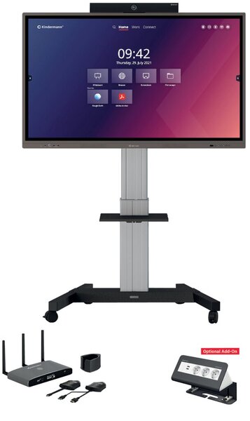 Image Huddle 65M, Set mit Monitor, Ständer Klick&Show, Kamera, All in One Lösung