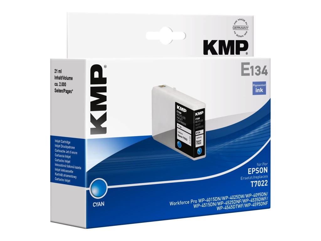 Image KMP E134 Cyan Tintenpatrone