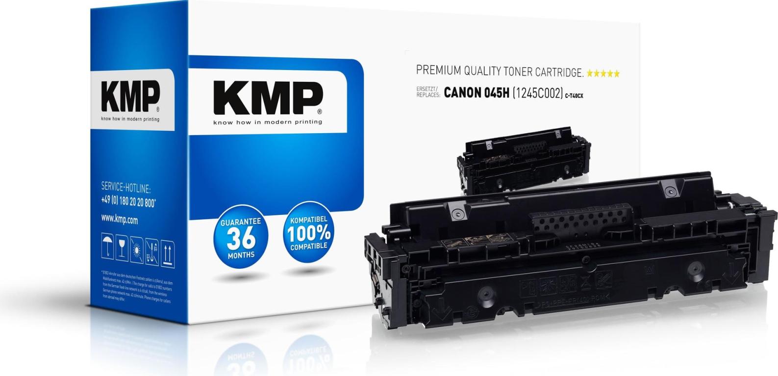 Image KMP Toner Canon 045H (1245C002)    comp. cyan            C-T40CX