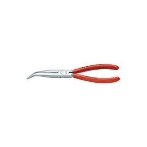 Image KNIPEX Elektronik- u. Feinmechanik Flachrundzange 40° gebogen 200 mm 26 21 200 
