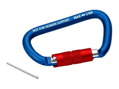 Image KNIPEX KN 00 50 03 T BK - Materialkarabiner - für Werkzeuge - blau1 (00 50 03 T