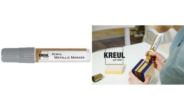 Image KREUL Acryl Metallic Marker XXL, Ke ilspitze, gold (57602037)