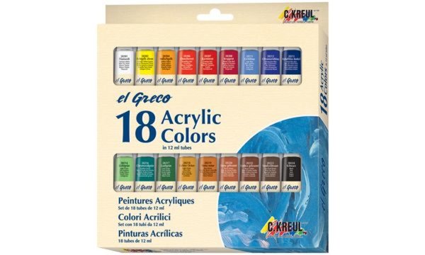 Image KREUL Acrylfarbe el Greco, 12 ml, 1 8er-Set (57601507)