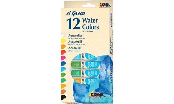 Image KREUL Aquarellfarbe el Greco, 12 ml , 12er-Set (57601849)