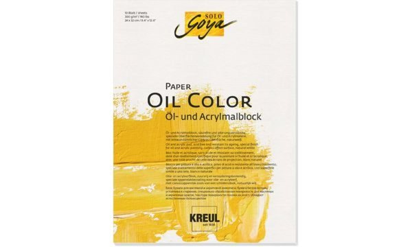 Image KREUL Künstlerblock SOLO Goya Paper Oil Color, 300 x 400 mm (57602149)