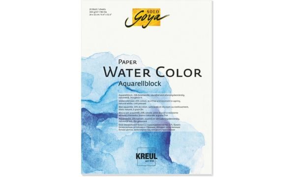 Image KREUL Künstlerblock SOLO Goya Paper Water Color, 180x240 mm (57602145)