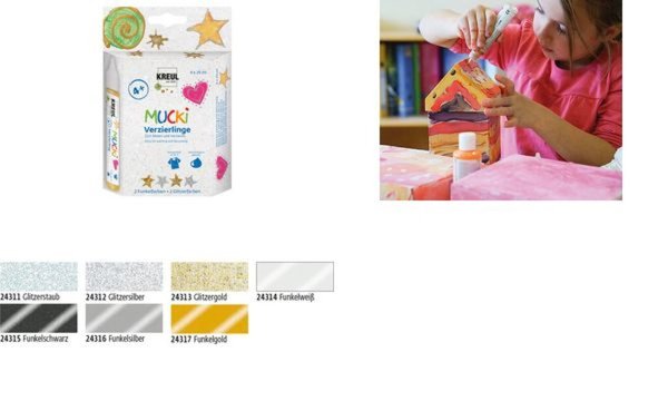 Image KREUL Verzierling MUCKI, 4er-Set (57602315)