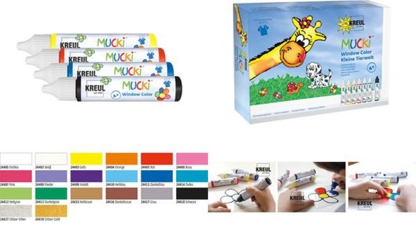 Image KREUL Window Color Pen MUCKI, 7er -Set (57601934)