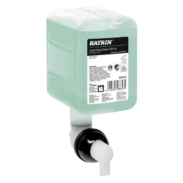Image Handwaschseife Katrin Green 500 ml Flüssigseife mit integrierter Pumpe