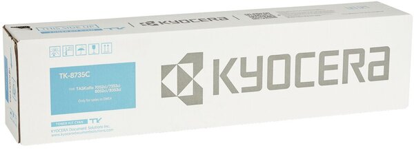 Image KYOCERA TK 8735C - Cyan - Original - Tonerpatrone - für TASKalfa 7052ci, 7353ci