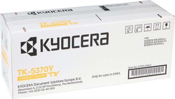 Image Toner-Kit TK-5370Y gelb für Ecosys MA3500cix, MA3500cifx,