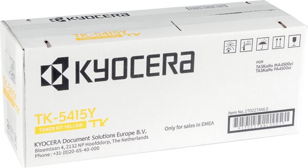 Image Toner-Kit gelb TK-5415Y für TASKalfa MA4500ci, PA4500ci f. ca. 13000 Seiten
