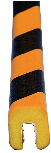 Image Kantenschutz gelb-schwarz 1000mm PUR-Schaum Typ G