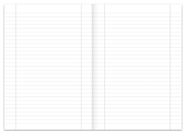 Image Kanzleibogen, LIN.27, 80g/qm, liniert 250 Bogen, gefalzt A3 auf A4, mit