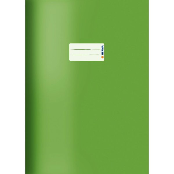 Image Kartonheftschoner A4, grasgrün, mit Beschriftungsetikett