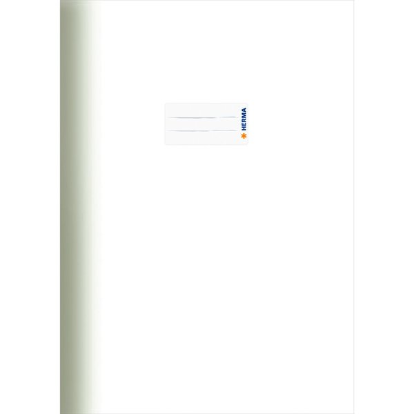 Image Kartonheftschoner A4, weiß, mit Beschriftungsetikett