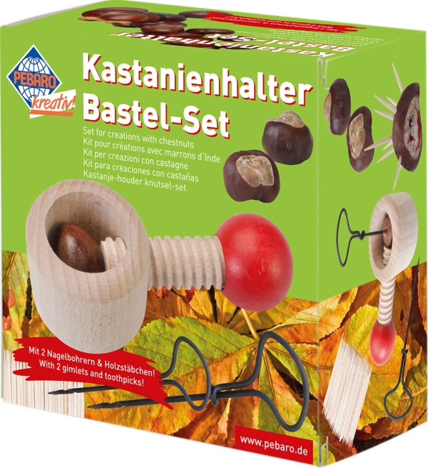 Image Kastanien Halter plus Bohrer, Nr: SET KASTENIENBOHRER 3