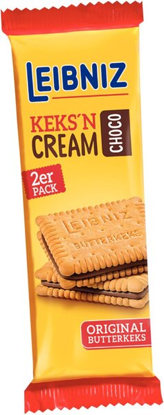 Image Keksn Cream Choco, 18 Portionen mit je 2 Doppelkeksen