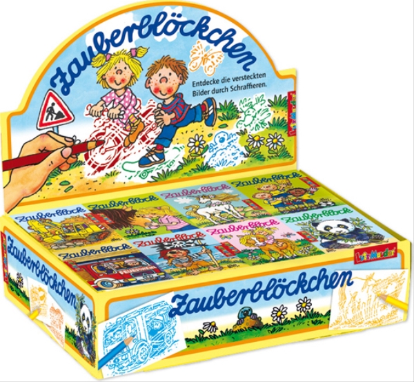 Image Kl. Zauberblock Display 9, A8, 8 Motive, Nr: 18588