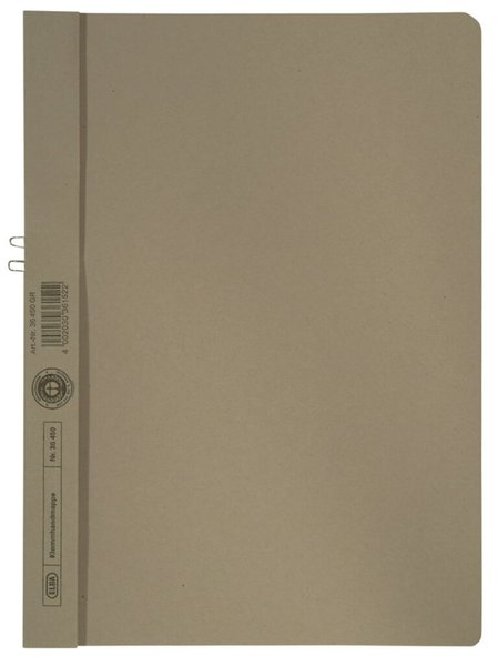 Image Klemmappen Manilakarton 250g/qm, A4, grau, für 10 Blatt