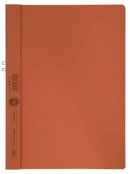 Image Klemmappen Manilakarton 250g/qm, A4, orange, für 10 Blatt
