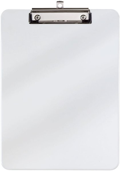 Image Klemmbrett A4 glasklar # 23405 Plattenstärke 3mm, 228x315x15mm