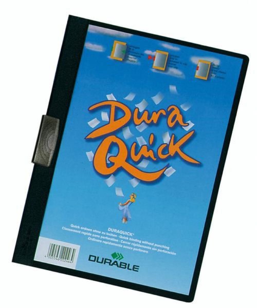 Image Klemmmappe für 20 Blatt schwarz Duraquick