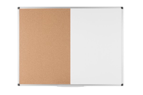 Image Kombitafel Kork/Magnetisch 150x120 mit Aluminiumrahmen, für Pinnadeln