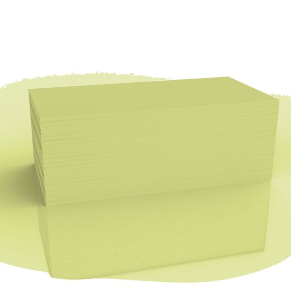Image Kommunikationskarten gelb 200x100 mm 500 Stück