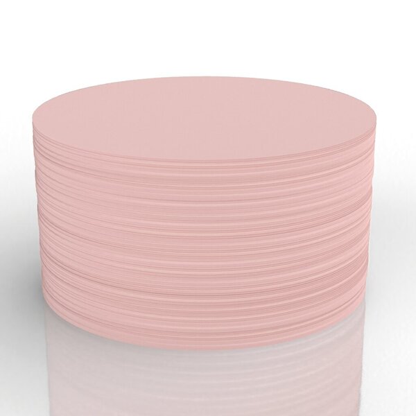 Image Kommunikationskarten rosa rund 140 mm 500 Stück