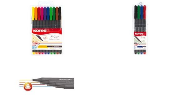 Image Kores Fineliner K-Liner, Strichst ärke: 0,4 mm, 4er Etui (5628114)