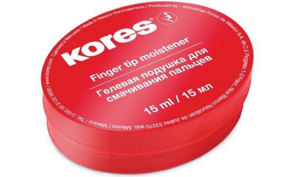Image Kores Fingeranfeuchter, 15 ml, Rund dose, geruchslos (5632616)