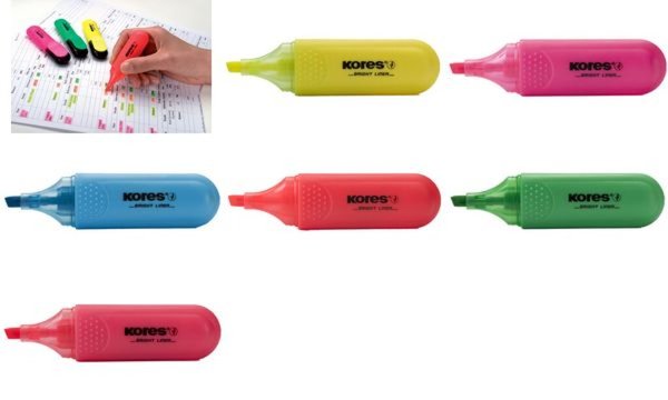 Image Kores Textmarker BRIGHT LINER, Fa rbe: orange (5636104)